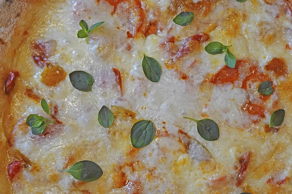 Oreganopå pizza